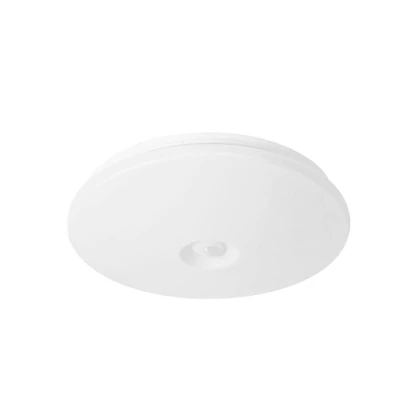 EcoLight LED 24 W-os ø380 mm beépített mozgásérzékelős kerek fehér mennyezeti lámpa IP44-es védettségű