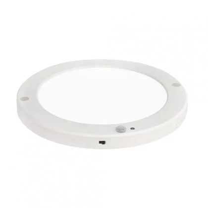 Horoz Martha PRO 18W ø220 mm kerek fehér színű mozgásérzékelős mennyezeti lámpa