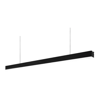 MasterLED 40 W-os 120cm-es IP40-es védettségű fekete függesztett lámpa