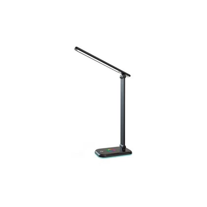 MasterLED Alma 12W-os fekete asztali lámpa RGB + CCT