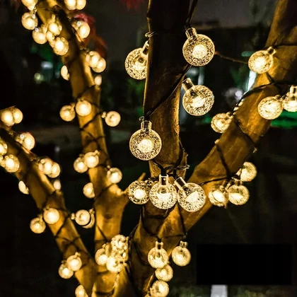 MasterLED Girlanda napelemes 40 LED-es 7,85 m hosszúságú fényfüzér
