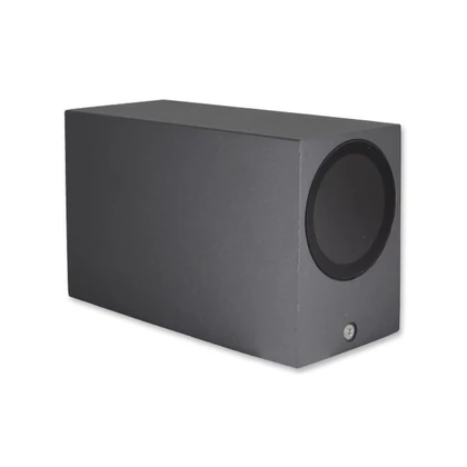 MasterLED Lida 150x92 sötétszürke szögletes oldalfali lámpa GU10-es foglalattal