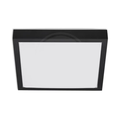 MasterLED Solen 270x270 mm négyzet alakú fekete mennyezeti lámpa 2xE27 foglalattal