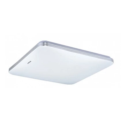 Strühm Adis 28 W-os 330x330 mm négyzet alakú natúr fehér mennyezeti lámpa IP44-es védettségű