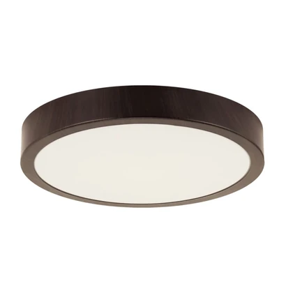 Strühm ATUT kör alakú 24W-os LED lámpa wenge 380x380 mm IP44-es védettségű