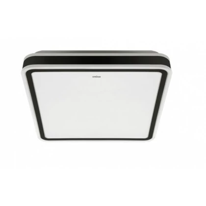 Strühm Aurelia 24 W-os 330x330 mm négyzet alakú natúr fehér mennyezeti lámpa IP44-es védettségű