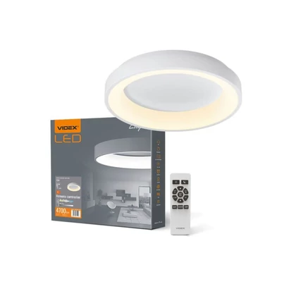 Videx Led Edge 72 W-os ø450mm fehér LED távirányítós mennyezeti lámpa