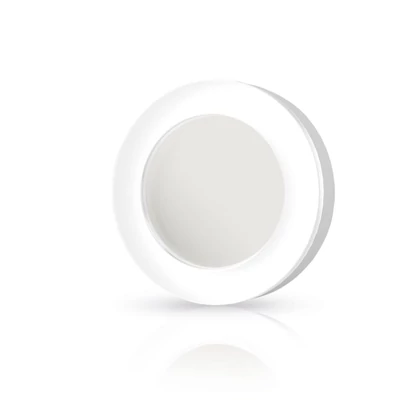 Videx Lena 15 W-os ø190 mm kerek natúr fehér fehér mennyezeti lámpa IP65-ös védettségű