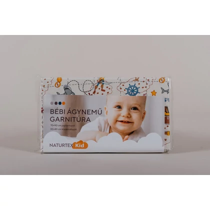 2 részes Baby ágyneműhuzat 70x90/30x40 cm Kalózos