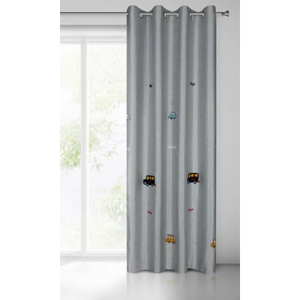 alvin-autos-gyerek-fuggony-ezust-140-x-250-cm