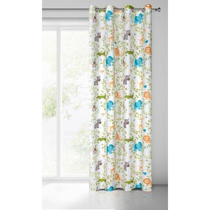 jungle-mintas-gyerek-fuggony-feher-140-x-250-cm
