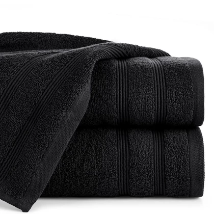 aline-pamut-torolkozo-csikos-szegellyel-fekete-70-x-140-cm