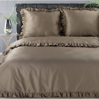 reina23-fodrokkal-diszitett-pamut-szaten-agynemuhuzat-vilagosbarna-160-x-200-cm-70-x-80-cm-2db-hs440045