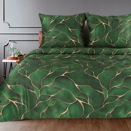 marvany-mintas-pamut-szaten-agynemuhuzat-diszdobozban-zold-160-x-200-cm-70-x-80-cm-2db-hs441706