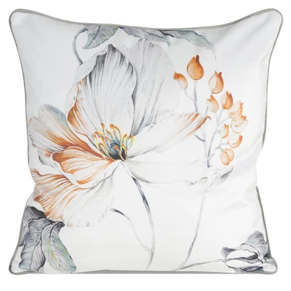 Amelia prémium bársony párnahuzat Fehér 60x60 cm