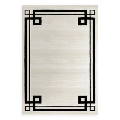 Aura3 szőtt modern szőnyeg Világosszürke 60x100 mm - 9 mm