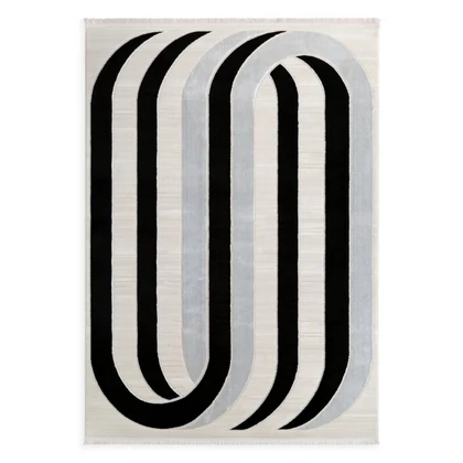 Aura5 szőtt modern szőnyeg Krémszín 60x100 mm - 9 mm