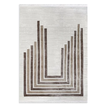 Aura6 szőtt modern szőnyeg Fehér 120x170 mm - 9 mm