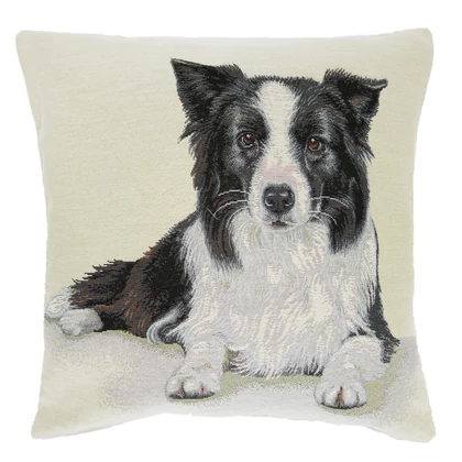 Border collie párnahuzat 45x45 cm