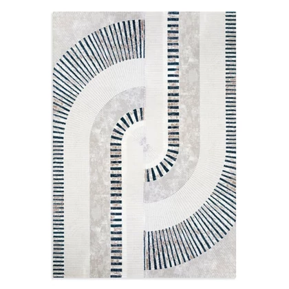 Crystal3 szőtt modern szőnyeg Krémszín 140x190 mm - 10 mm