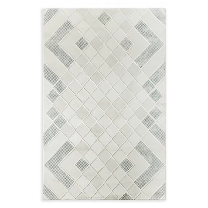 Crystal5 szőtt modern szőnyeg Krémszín 200x290 mm - 10 mm