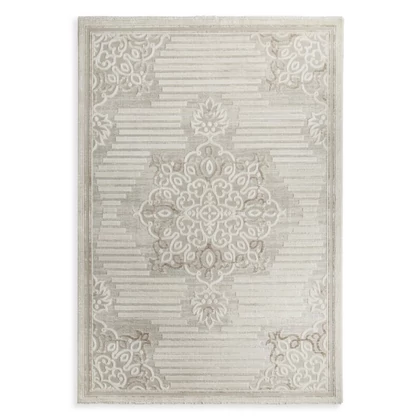 Crystal6 szőtt modern szőnyeg Bézs 60x100 mm - 10 mm