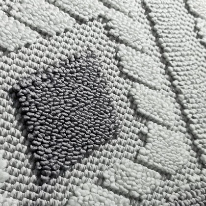 Didar3 szürke szőnyeg Bézs 50x80 mm - 9 mm 4db