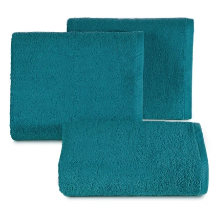 Egyszínű klasszikus törölköző 500 g/m2 Sötét türkiz 30x50 cm 6db