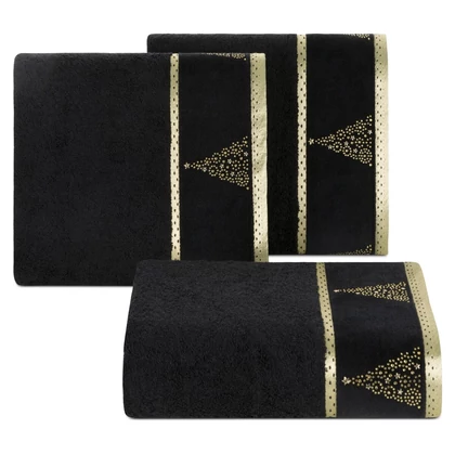 eve-karacsonyi-torolkozo-jacquard-szegellyel-fekete-50-x-90-cm