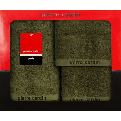 Evi Pierre Cardin törölköző szett Sötét olíva