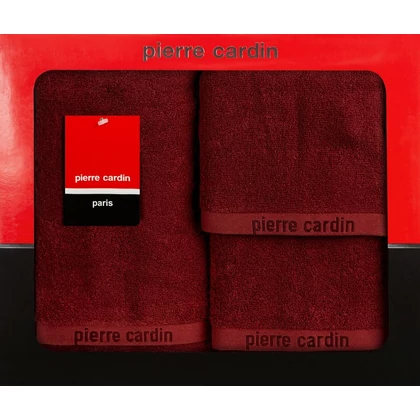 Evi Pierre Cardin törölköző szett Téglavörös