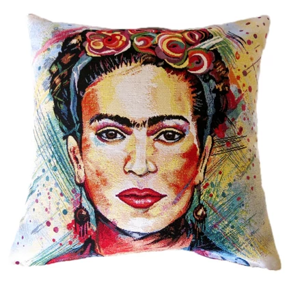 Frida Kahlo párnahuzat 45x45 cm