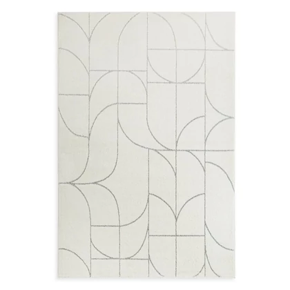 Infinity1 szőtt modern szőnyeg Krémszín 200x290 mm - 11 mm