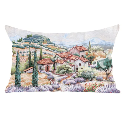 Levendula farm díszpárna 50x70 cm
