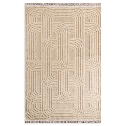 Linea2 boho szőnyeg Bézs 80x150 mm - 5 mm