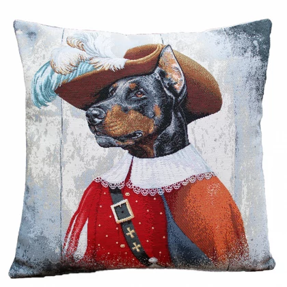 Lord Dobermann párnahuzat 45x45 cm
