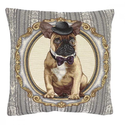 Lord Francia Bulldog párnahuzat 45x45 cm
