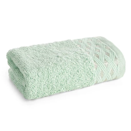 Luiza lurex törölköző Menta 30x50 cm 6db