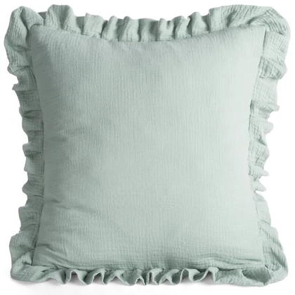 Muslin párnahuzat Zsálya 45x45 cm