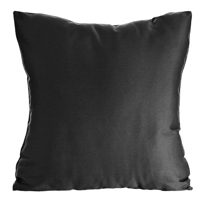 Nova1 pamut-szatén párnahuzat Fekete 40x40 cm