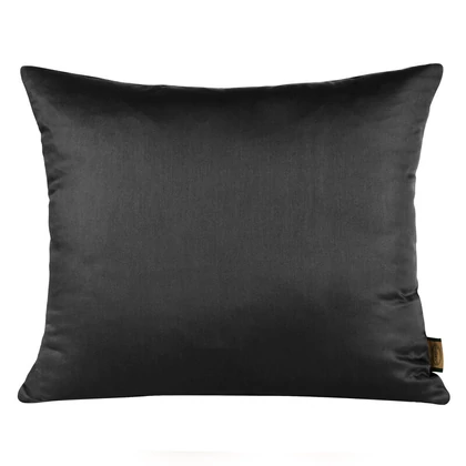 Nova1 pamut-szatén párnahuzat Fekete 50x70 cm