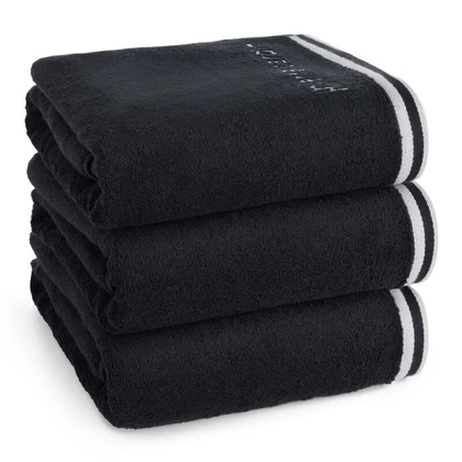 Rocco Pierre Cardin törölköző Fekete 30x50 cm 6db