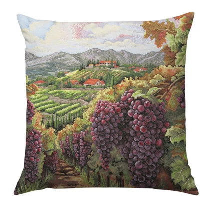 Szőlőültetvény párnahuzat 45x45 cm