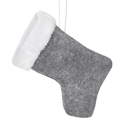 Ozd karácsonyi figura Acélszürke 15 cm