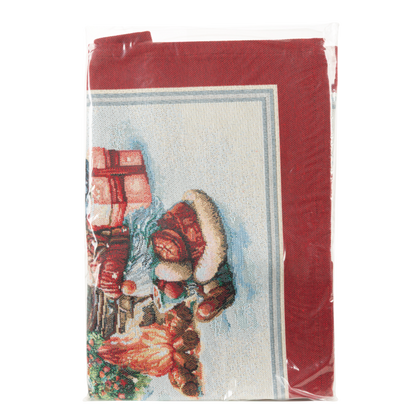 Xmas gobelin karácsonyi terítő Piros 40x100 cm - 5 cm