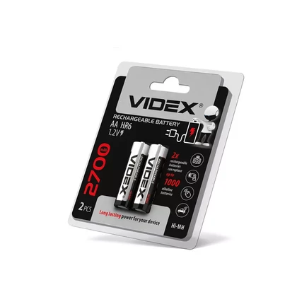 Videx VCH-N401 akkumlátor USB töltő DC 1,48V