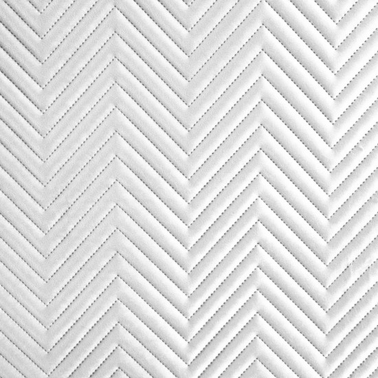 Sofia bársony ágytakaró Fehér 200x220 cm Sofia bársony ágytakaró Fehér 200x220 cm