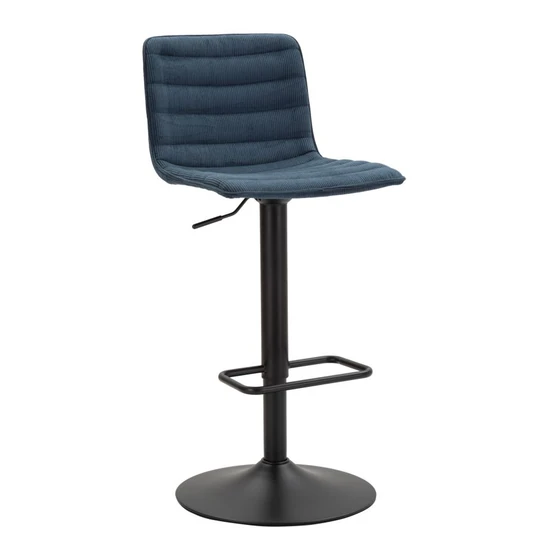 Bárszék állítható magasságú 2db-os szett kék 43x49.5x85.5-107 (seat 61-82.5) cm