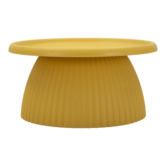 Geax dohányzoasztal mustársárga -a- Ø 70X35 cm