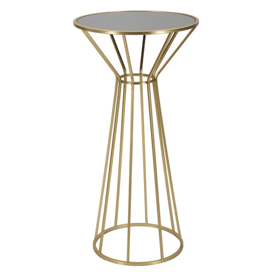 Simple kerek asztal arany ø 50x100 cm